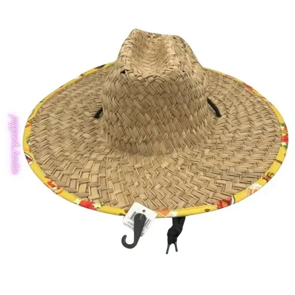 Hooters‎ Beach Lifeguard Straw Hat NWT RARE